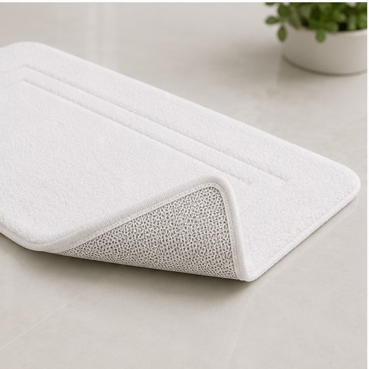 Bath Rug Anti Slip Backing - Tuffted Bath Mat