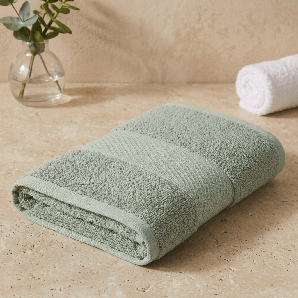 Green Spa Towel