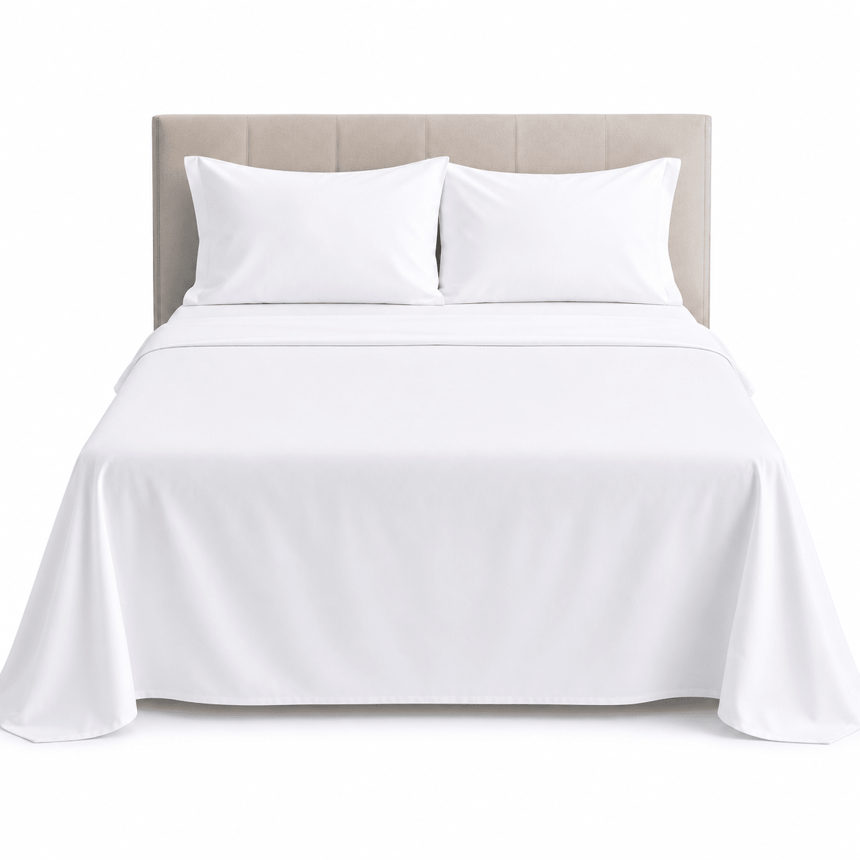 Plain Flat bedsheet 100% Virgin Cotton 300TC