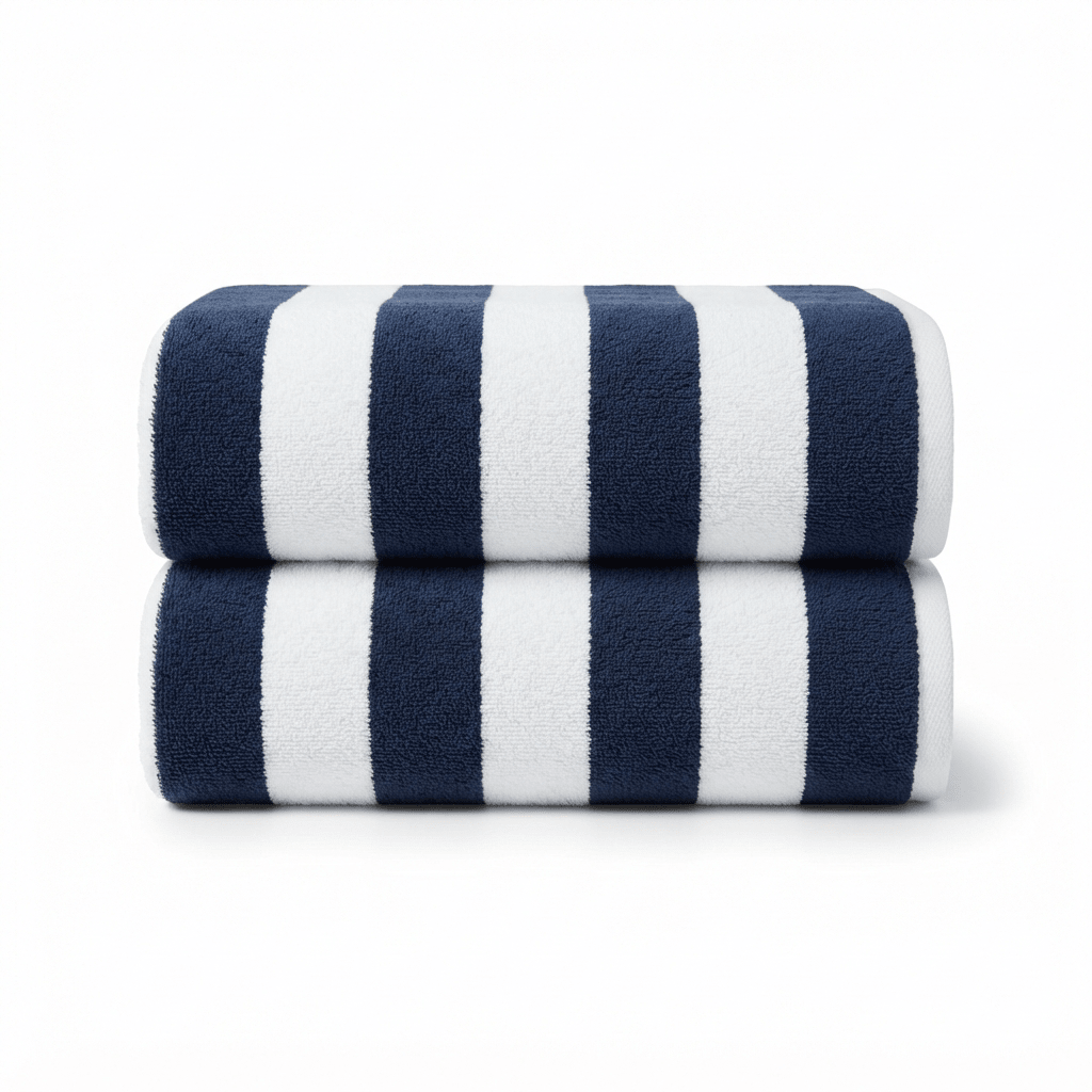 Yarn Dyes Stripe Towels 600 gsm - Stripe Pool Towel
