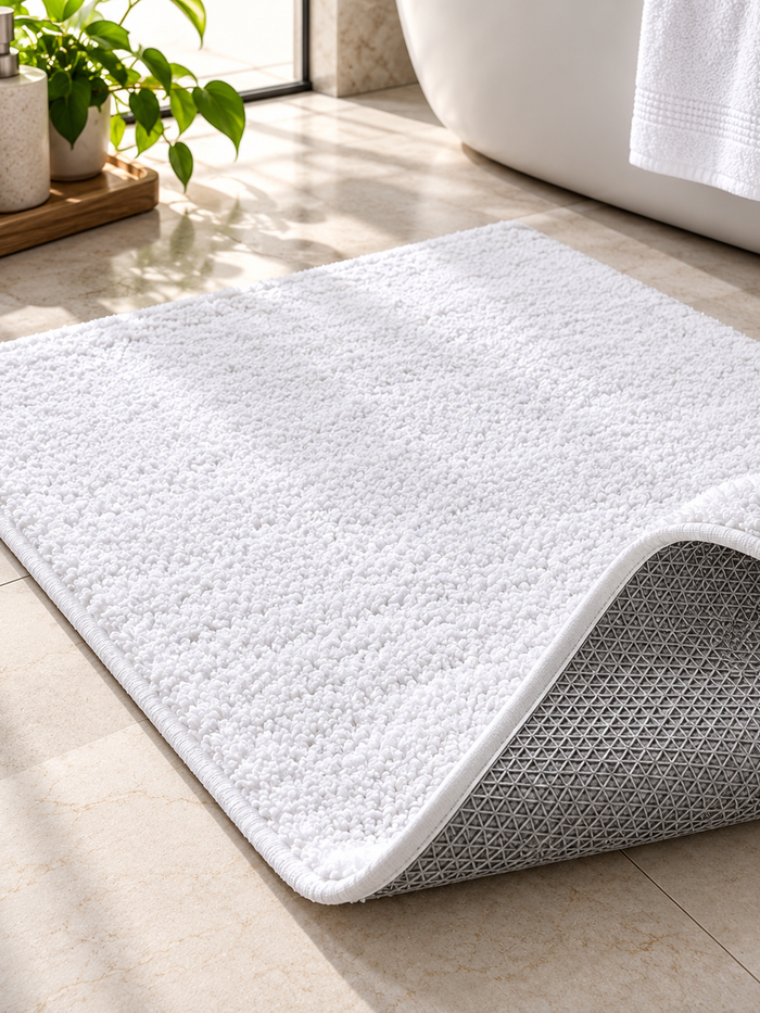 Bath Rug Anti Slip Backing - Tuffted Bath Mat