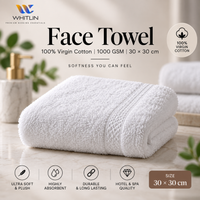 Face Towel — 100% Virgin Cotton | 1000 GSM | 30 × 30 cm