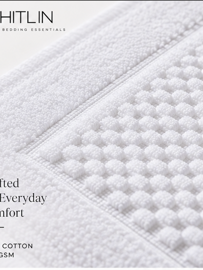 Terry Bath Mat 100% Cotton 900 GSM