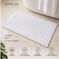 Terry Bath Mat 100% Cotton 900 GSM