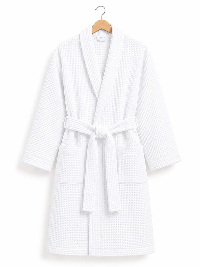 Waffle Bathrobe 100% Cotton