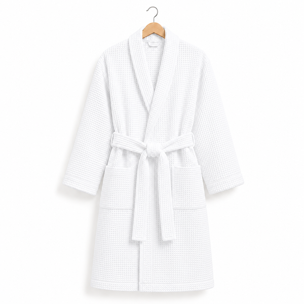 Waffle Bathrobe 100% Cotton
