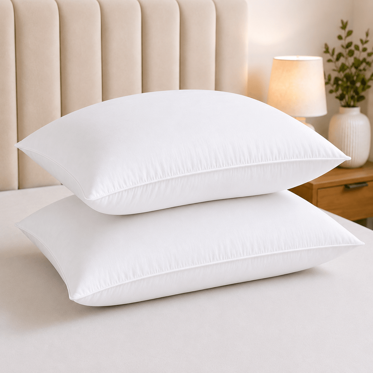 Micro Fibre Firm Pillow - Soft - Whitlin - variant_sku