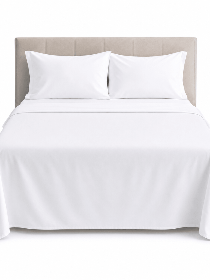 Plain Flat bedsheet 100% Virgin Cotton 300TC