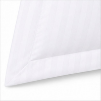 Satin Stripe Duvet Cover with 20 Flap 100% Cotton - Double Duvet - Whitlin - variant_sku