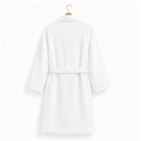 Terry Bathrobe 100% Virgin Cotton 400 GSM - Whitlin - variant_sku