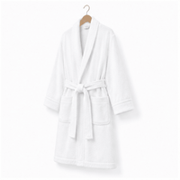 Terry Bathrobe 100% Virgin Cotton 400 GSM - Whitlin - variant_sku